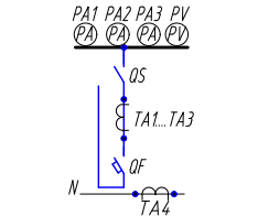 панели на токи, схема 3