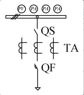 Схема вводной панели ЩО-90